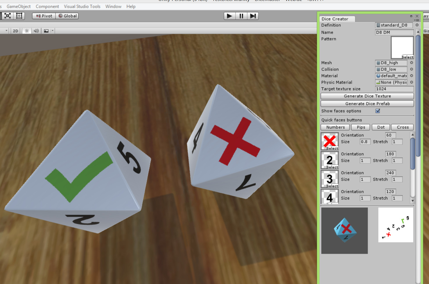 3D game videogame freelance developer Milan Unity Unreal dicemaster